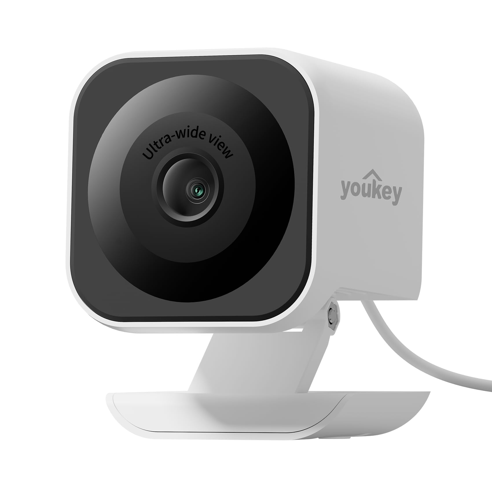youkey Mini Magnetic Indoor Camera, 2K Plug-in Pet/Baby/Home Security Camera with 24/7 Recording, 2-Way Audio, Siren, Night Vision, No Subscription Local Storage, Works with Alexa & Google Home