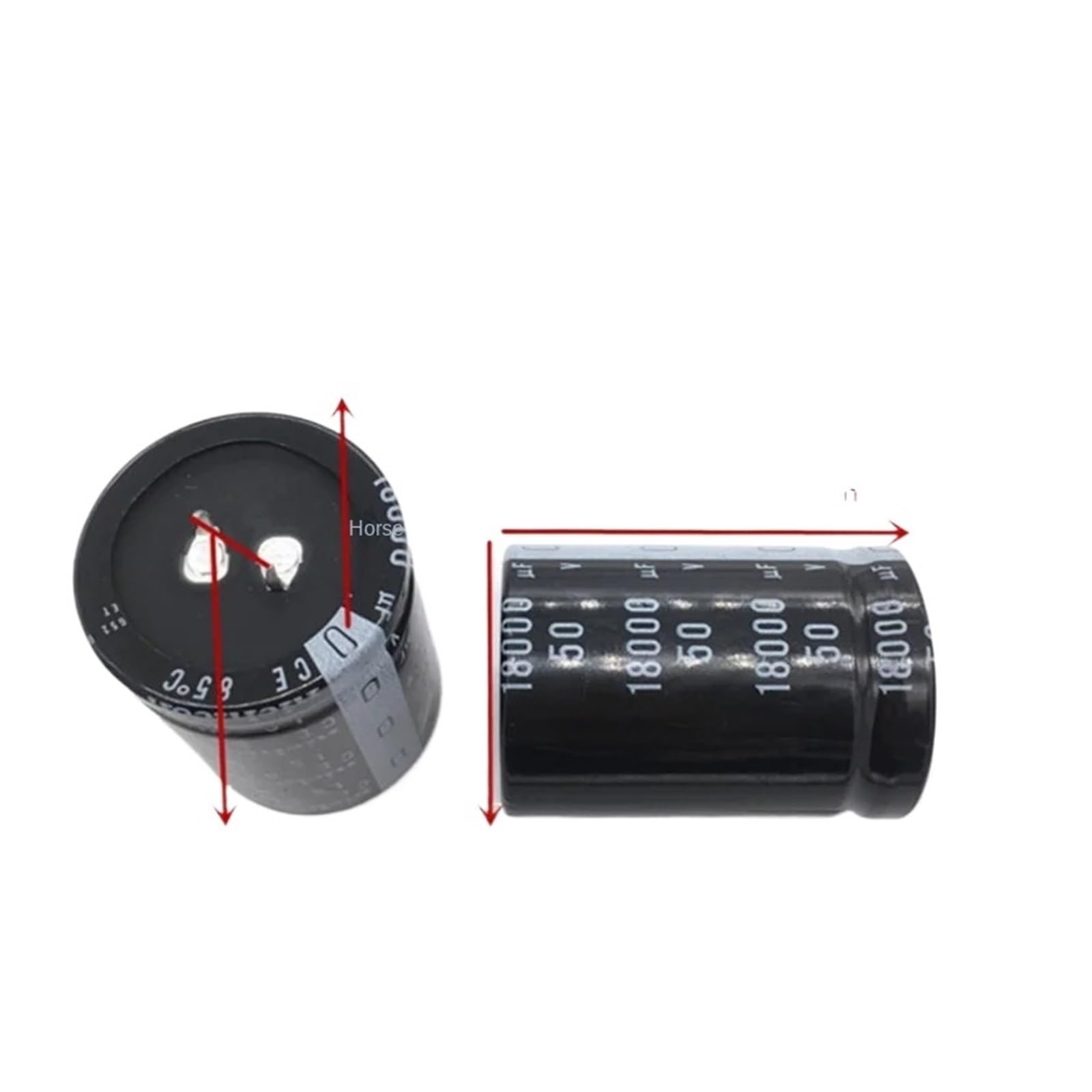 Condensateur électrolytique 18000UF 50V 35X50 mm pour filtrage audio haute capacité