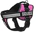 Dogline Unimax Multi-Purpose Vest Harness for Dogs with 2 Removable Search & Rescue Patches and 2 Removable Side Utility Bags (Pink, X Large (36