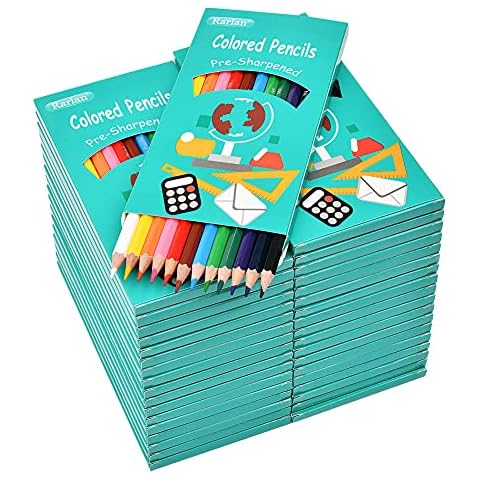 Rarlan Colored Pencils Bulk, Pre-sharpened Colored Pencils for Kids, 12 Assorted Colors, Pack of 36, Coloring Pencils 432 Count Cover