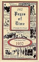 1932 Pages of Time 1560460326 Book Cover