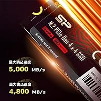 Silicon Power Dysk SSD UD90 2TB PCIe M.2 2280 NVMe Gen 4x4 5000/4800 MB/s – Ansicht 4