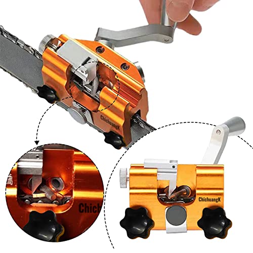 ChichuangK Kettensägenschärfer Kit, Zahnschärfer Kettensägen Kettenschärf Jig Timberline Schärfset Kettensäge… – Bild 7
