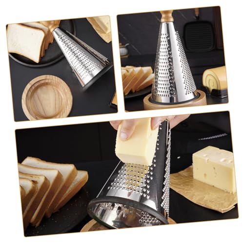 Rallador Manual para Queso con Mango de Madera Alipis miniatura 3