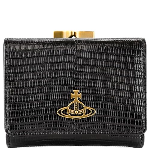 [BBAEGXgEbh] O܂z 51010018U L004F LIZARD SMALL FRAME WALLET fB[X N401PF BLACK ubN [sAi]