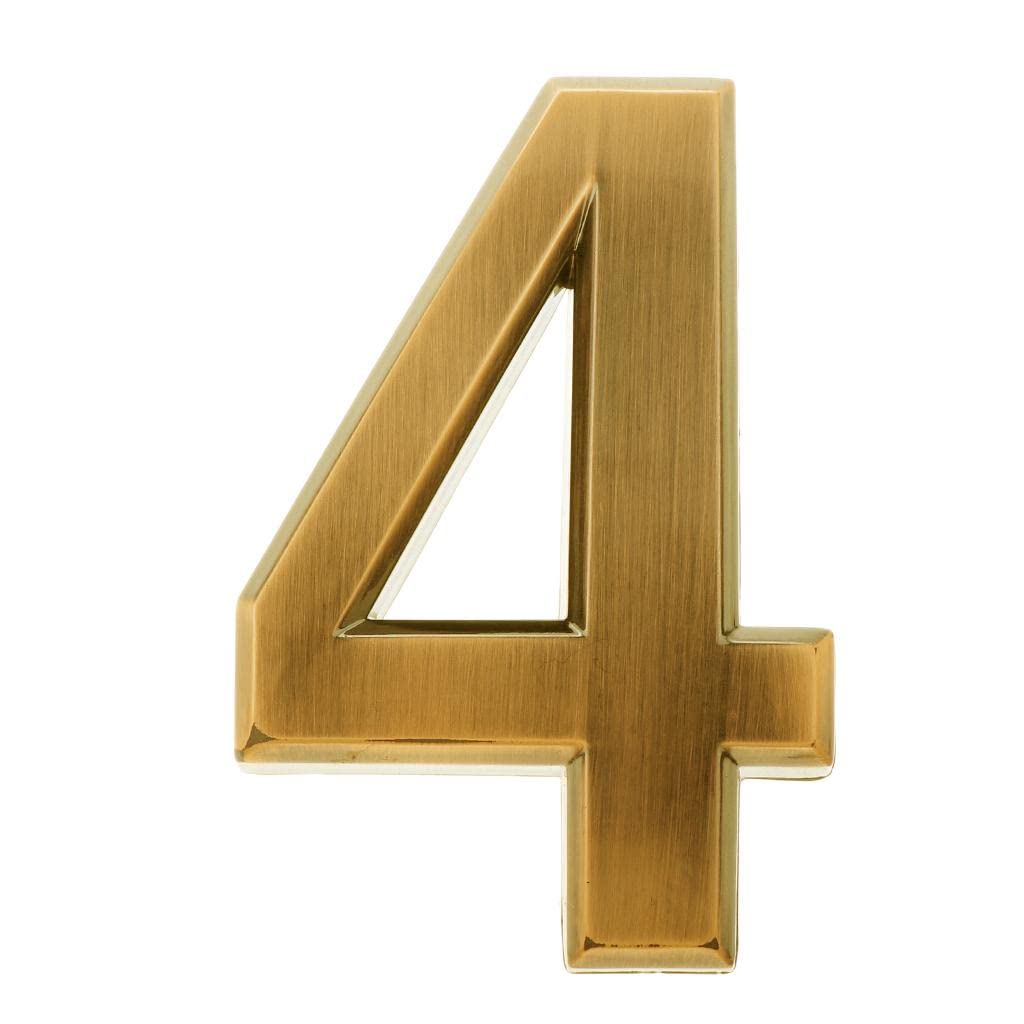 Números de casa grandes, Decoración de domicilio, Número puerta exterior, dirección moderno, Números entrada con señales tráfico(Number 6)