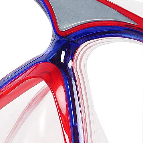 Kit Mergulho Máscara e Snorkel Winmax Silicone - Vermelho - WMB07521A - Ahead Sports