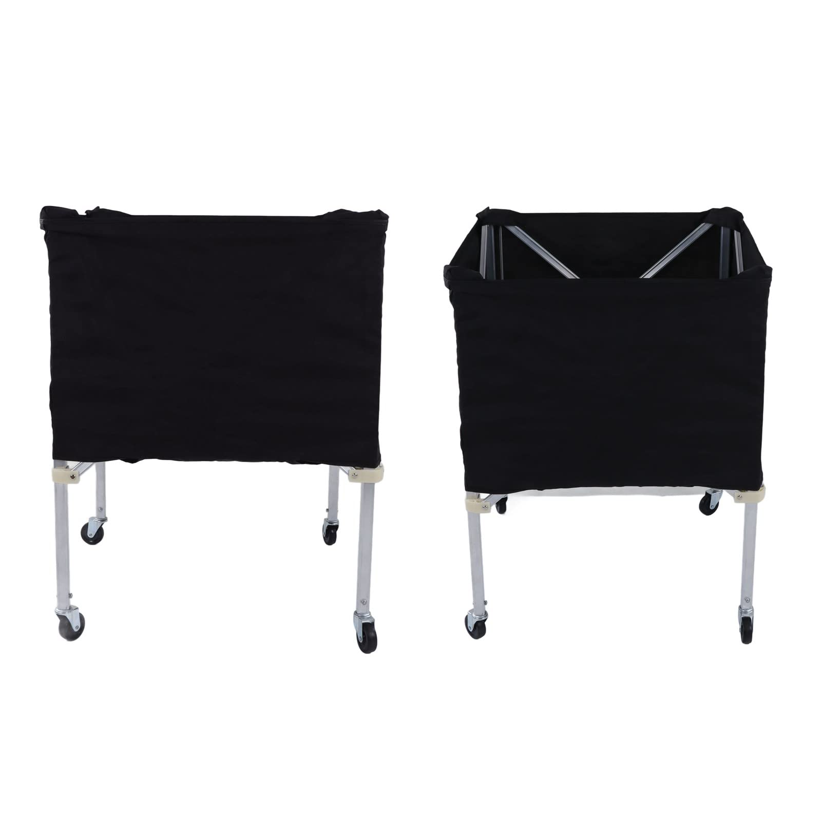 Naroote Chariot de Volley-Ball avec Roues, Chariot de Tennis Chariot de Tennis Chariot de Balle à Roues Chariot de Rangement de Balle Portable Pliable pour Basket-Ball Football Volley-Ball