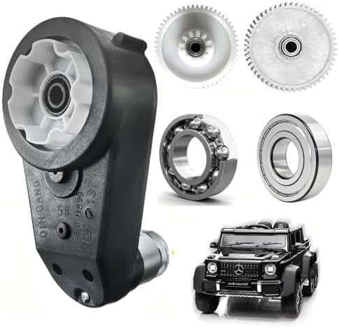 12V RS550 40000RPM Motor Gearbox for Power Wheels Motor Gearbox Upgrade Kit