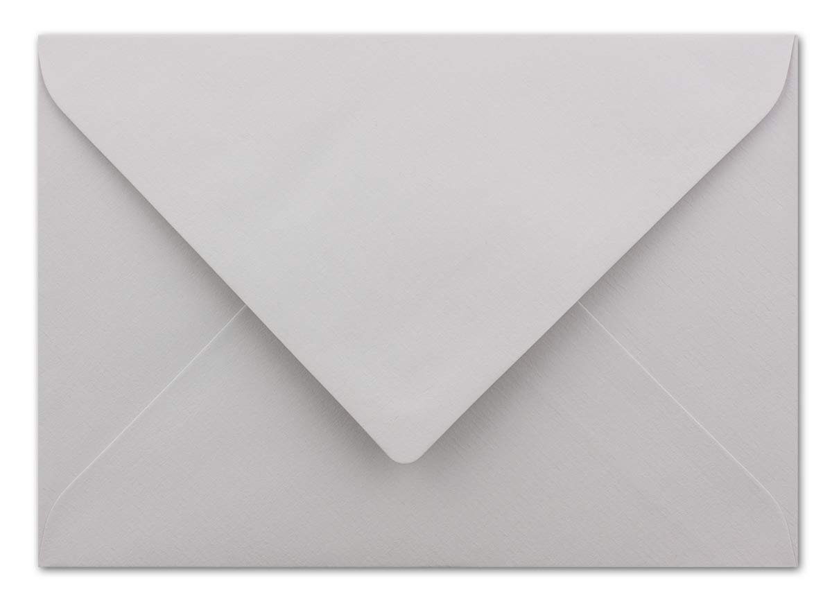 25 Stück I DIN Lang Übergröße  DIN C6/5  Umschläge I Farbe: Weiß I Gr Din C6 5 229 X 114 Cm Weiss Nassklebung Ohne Fenster Mit Runder Klappe Neuser Papier