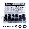 Brexxty Pack of 180 Rubber Grommet Kit in 8 Sizes – Rubber Wire Grommets with Compact Assortment Box for Wiring…