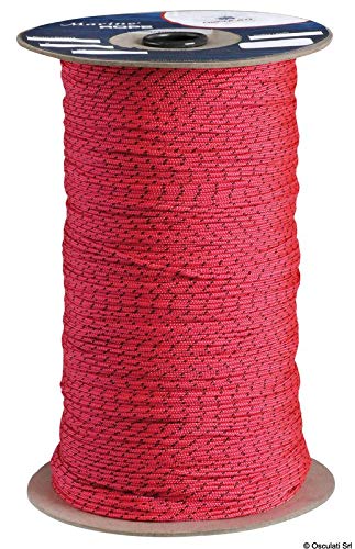 Tresse polypropylène fuchsia Osculati 5 mm pour cordage marin durable