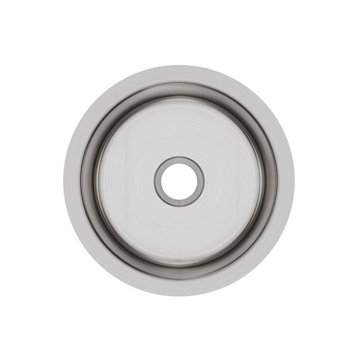 Fregadero de acero inoxidable de calibre 18 de 14.375 x 14.375 x 6 pulgadas para barra de montaje inferior