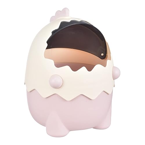 LtyTz Mini bote de basura con tapa, bonitos botes de basura de escritorio de dinosaurios, pequeño bote de basura de plástico para oficina, tocador LtyTz Mini bote de basura con tapa, bonitos botes de basura de escritorio de dinosaurios, pequeño bote de basura de plástico para oficina, tocador