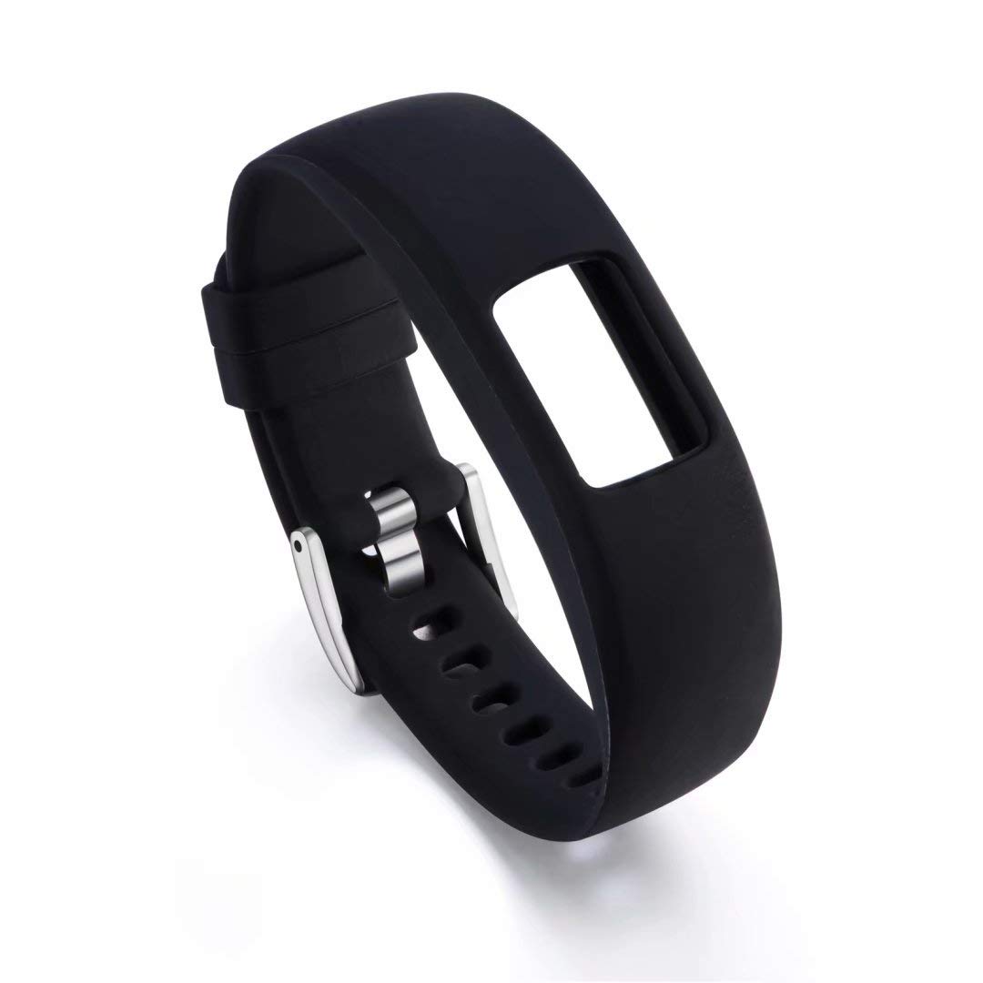 Compatible for Garmin Vivofit Strap,Replacement Wristband Accessory Bands  For Garmin Vivofit with Clasps Fitness Bracelet Suitable Small Large(No - Main Image