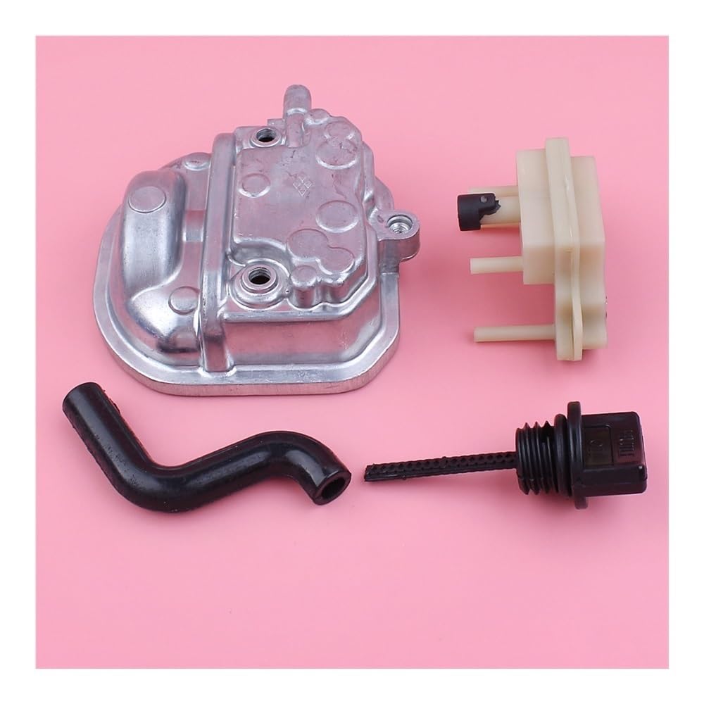 Kit de Filtro de Varilla de Nivel de Manguera de Tubo de Aceite de respiradero de Cubierta de Culata Apto for Repuesto de Motor de cortacésped GX35 GX 35