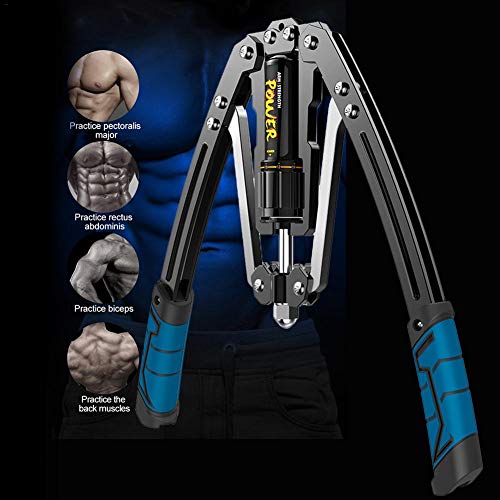 Dedeka Ejercicios de Brazo, Sistema de Entrenamiento de máquina de Brazo, 4 en 1 Power Twister Pecho Expander Ejercitador de Fuerza Ajustable, de 10 kg a 200 kg