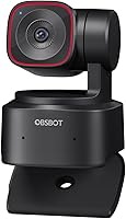 Vista 1 de OBSBOT Tiny 2 Lite Cámara web 4K para PC, cámara de transmisión PTZ con seguimiento AI con sensor de 1/2 pulgada, control de gestos, 60 FPS, HDR