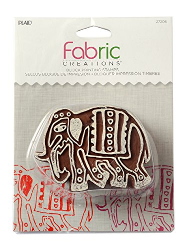 Fabric Creations Block Printing Stamps, Medium Parade Elephant