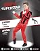 Bristol Novelty CC819 Pantalones/Chaqueta de Super Estrella, Grande, Rojo, Edad aprox 7-...