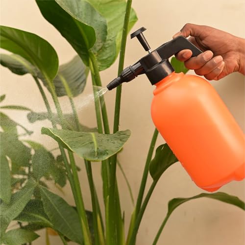 Ugaoo Pressure Spray Pump Bottle Sprayer for Home Garden Plants - 2 LTR. (Orange)