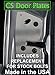 CS Works Door Latch Repair & Reinforcement Plate with replacement bolts fits Jeep Grand Cherokee (ZJ) 93-98 LEFT/DRIVER