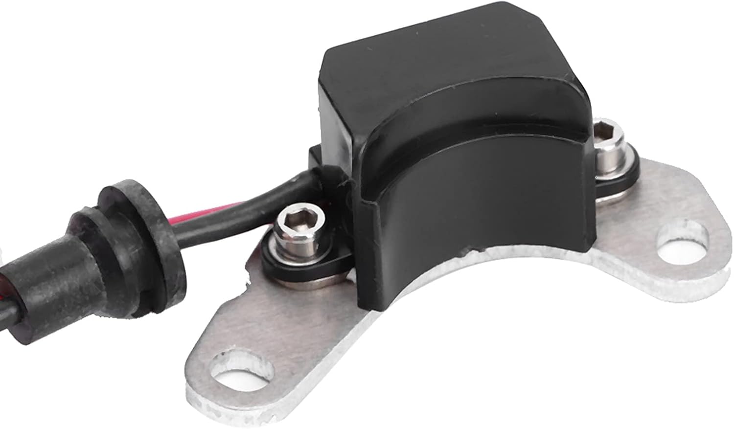 Electronic Ignition Points Conversion Kit for Lucas 25D DM2, High Performance Ignition Upgrade, ABS Material Durable Ignition Conversion Set with Wiring Harness and Copper