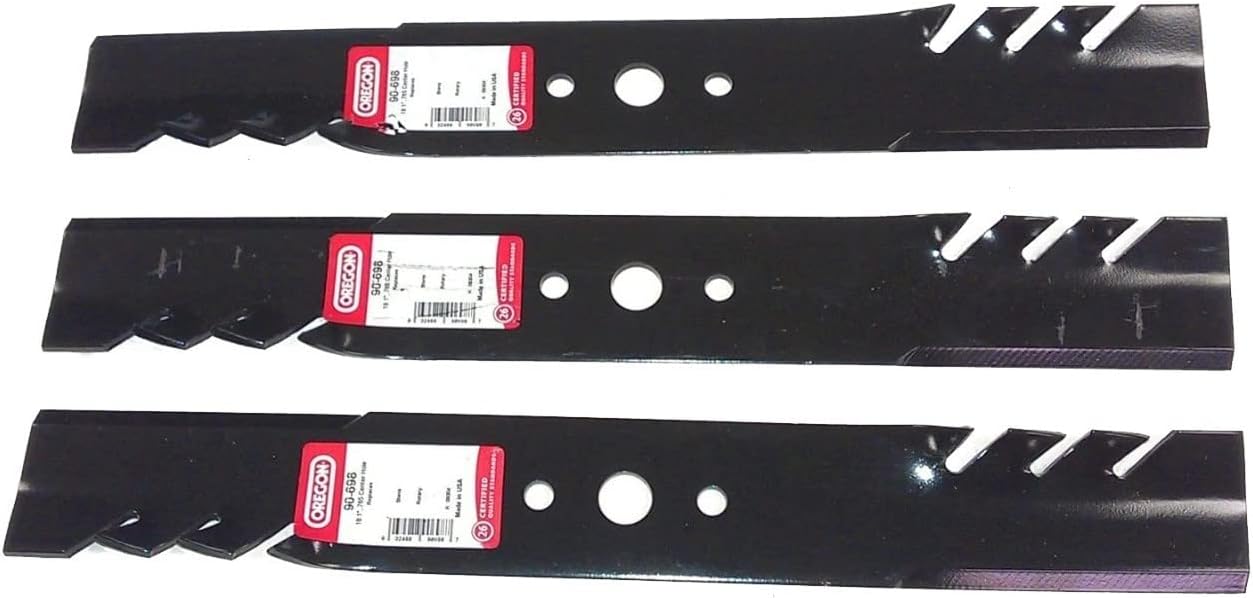 3Pk 90-685 Mulching Blades (16-1/8") Compatible with Simplicity & Snapper with 44" Decks