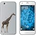 Produktbild PhoneNatic Case kompatibel mit HTC One A9s Silikon-Hülle Vektor Tiere Giraffe M8