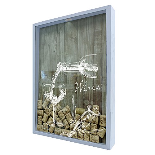 Quadro Porta Rolhas Kapos Multicor 32X42cm