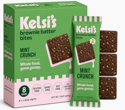 Kelsi's Mint Chocolate Crunch Brownie Batter Bites, 8 pack -