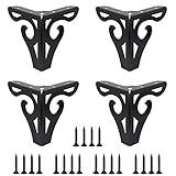 ✒【Einfach zu installieren】: Kommt mit Schrauben, einfach für DIY-Projekt oder ersetzt alte Möbelbeine. Geeignet für Möbelbeine von Schrank, Couch, Couchtisch, TV-Schrank, Kleiderschrank, Büromöbeln usw. Keine Installation von Brettern erforderlich, die Möbelbeine sind sehr einfach zu installieren und erfordern im Grunde keine Technologie.