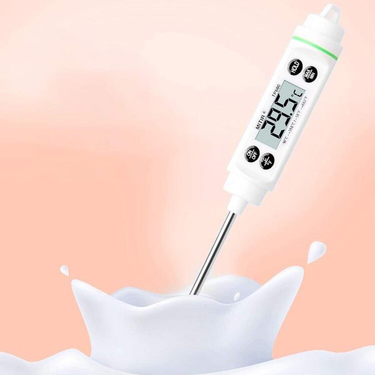 XINGYU Tipo di sonda Termometro per Alimenti da Cucina, Misuratore della Temperatura dell'olio, Misuratore di Temperatura del Latte per Bambini, Termometro elettronico Termometro Uten