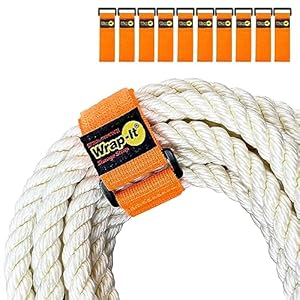 Wrap-It Super Stretch Storage Straps 22,9 cm Orange (10 Stück)