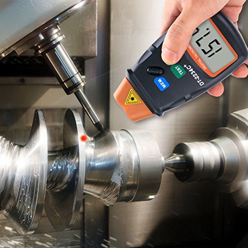 Agptek® Professional Digital Laser Photo Tachometer Non Contact Rpm Tach #TOP5