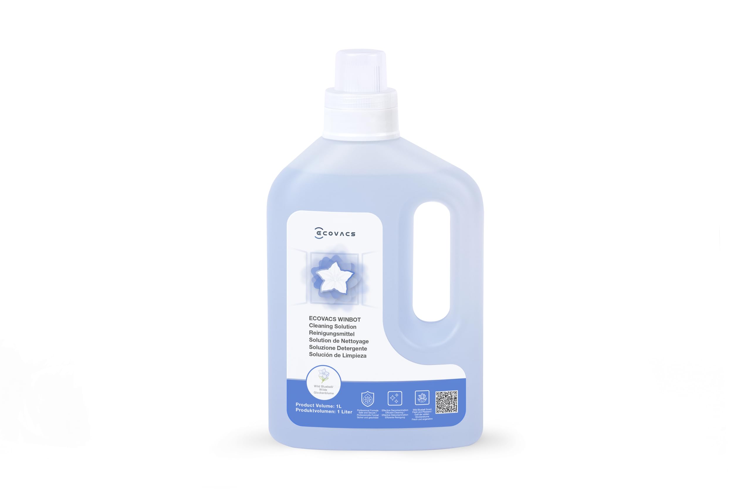ECOVACS Soluzione detergente da 1 L per robot lavavetri della WINBOT W1 PRO,W2,W2 OMINI,W2 PRO,W2 PRO OMNI,WINBOT MINI,W2S,W2S OMNI, accessorio originale