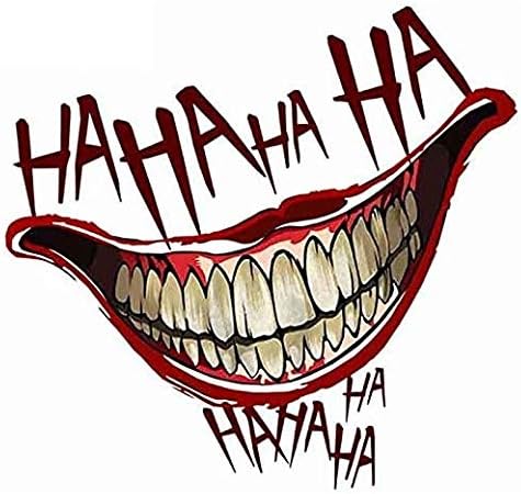 Joker Mouth Graffiti Repair Car Refrigerator Surfboard - Sticker Graphic Car Laptop Trucks Waterbottles Lunch Box Skateboard
