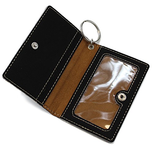 Custom Personalized ID Card Holder Key Chain - Engraved Wallet Keychain4