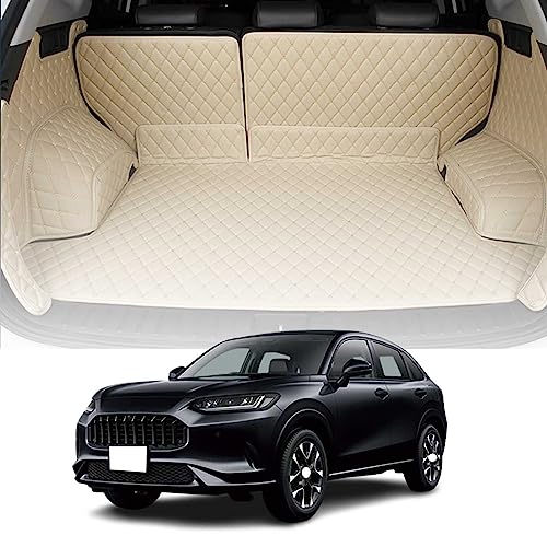 ホンダＺＲ~Ｖ専用マット＆カーゴマット YMT ホンダZR-V専用 カーボン調ラバー製ラゲッジマット（カーゴ