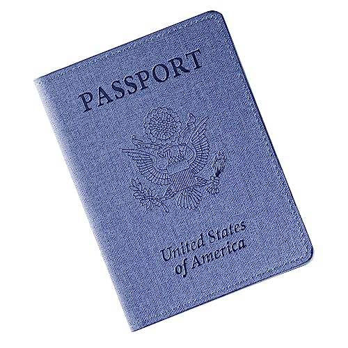 Passport Holder, Passport Wallet For Women (Purple)