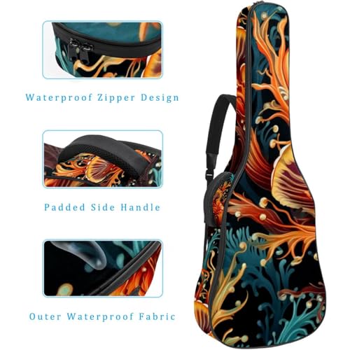 JRHEJTFZ Housse pour guitare acoustique de 1,9 cm d’épaisseur – Imperméable – Durable et élégant – Motif écureuil de dessin animé, Multicolore 5., 42.9×16.9×4.7 in, Motif imprimé tendance - Les Beatles, Paul McCartney, John Lennon, RIngo Starr, George Harrison JRHEJTFZ Housse pour guitare acoustique de 1,9 cm d'épaisseur - Imperméable - Durable et élégant - Motif écureuil de dessin animé, Multicolore 5., 42.9x16.9x4.7 in, Motif imprimé tendance – Image 5