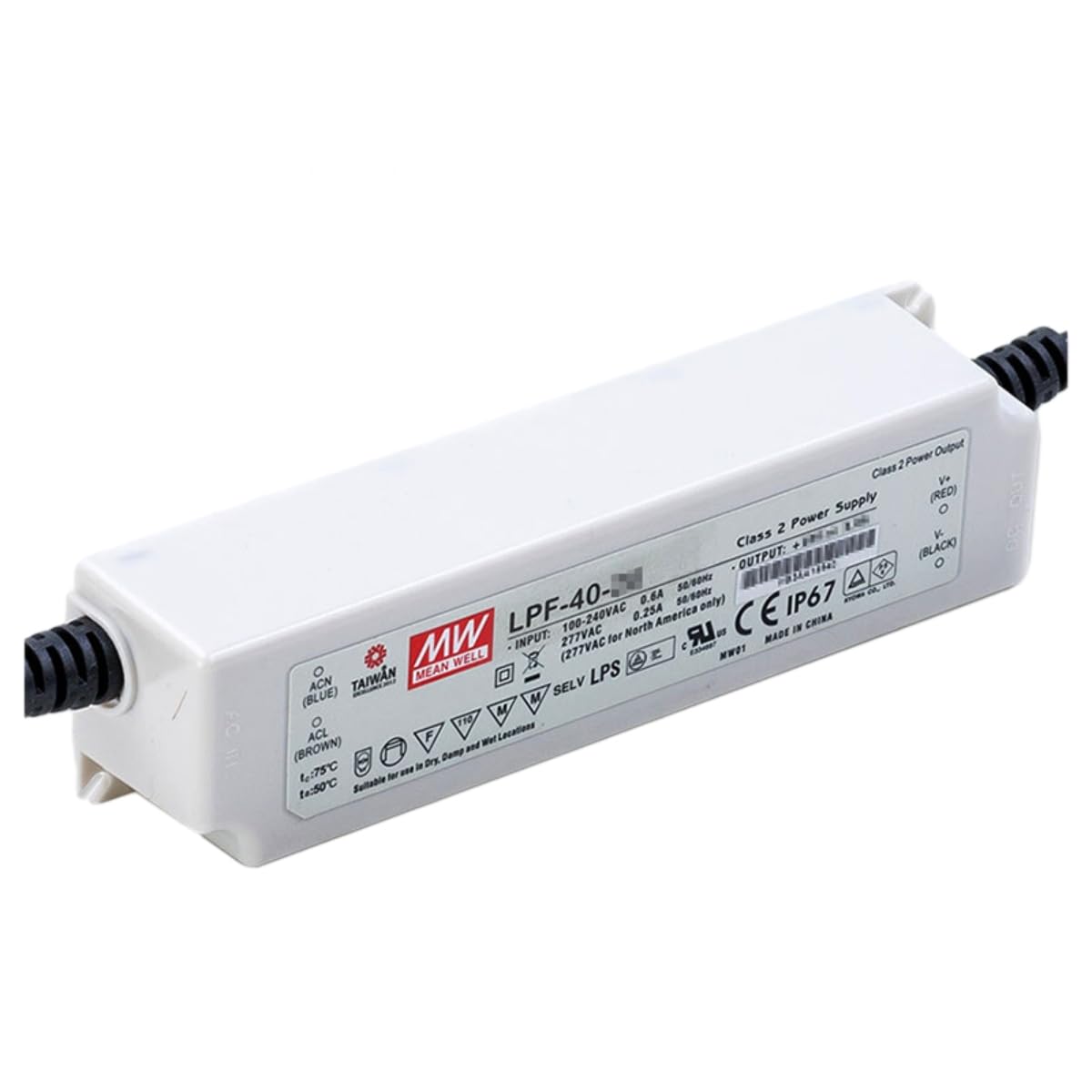 Mean Well LPF 40W 1.12A LED Treiber LPF-40D-36