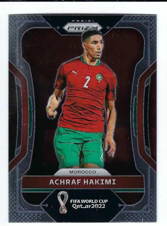 ACHRAF HAKIMI 2022 Panini Prizm FIFA World Cup Qatar 2022 Soccer #236 Card Morocco