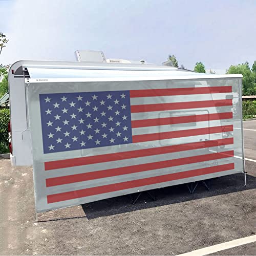 Image of RV Awning Mesh Sun Shade Screen for Motorhome Camper Trailer Sunshade