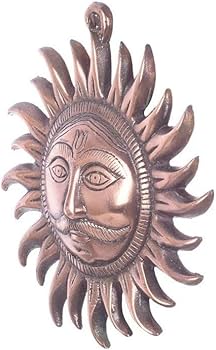 Amazon.co.jp: 太陽 手芸 アンティーク 真鍮 宗教 ギフト 太陽 顔