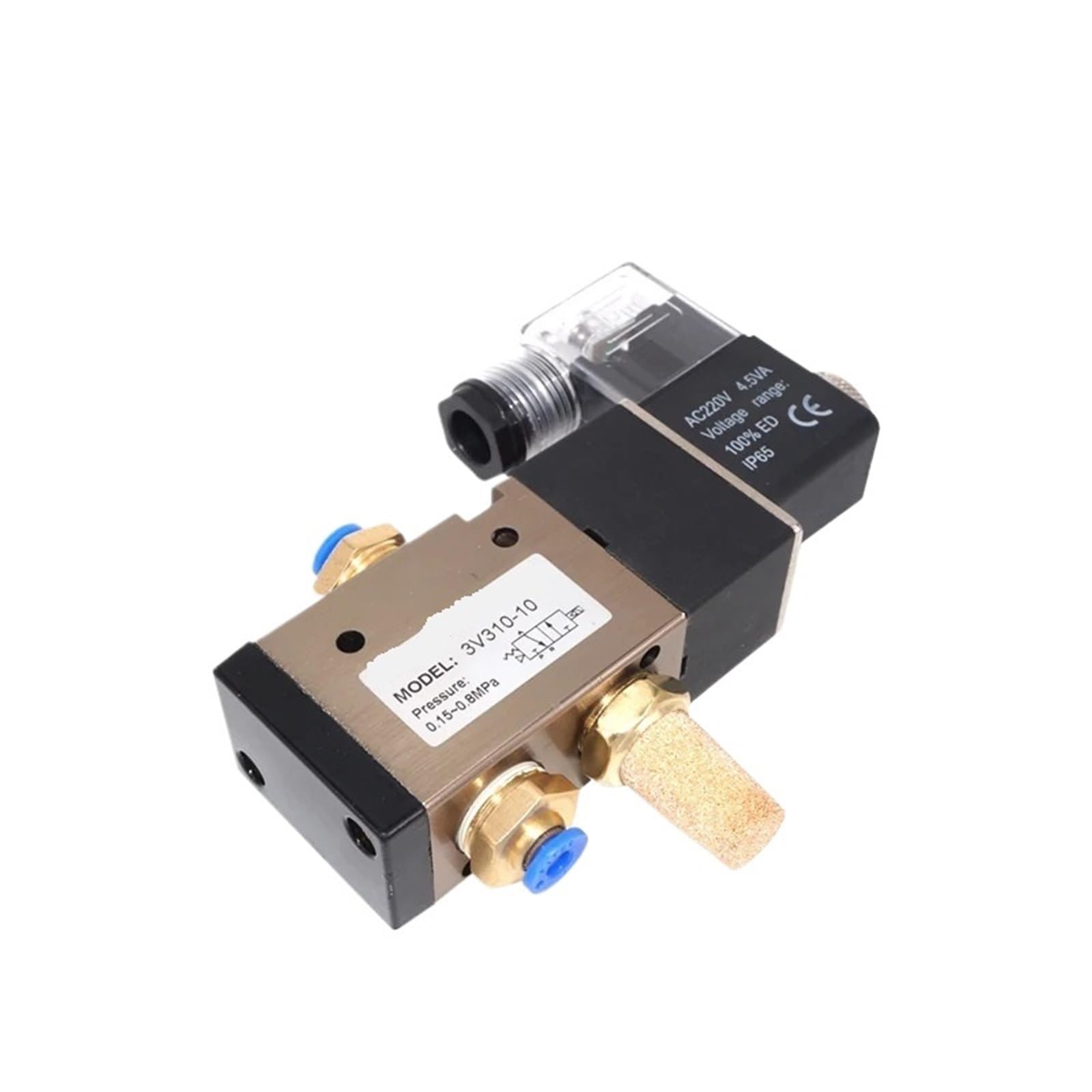 Électrovanne pneumatique 3V310-10 pour l'automatisation en AC 380V