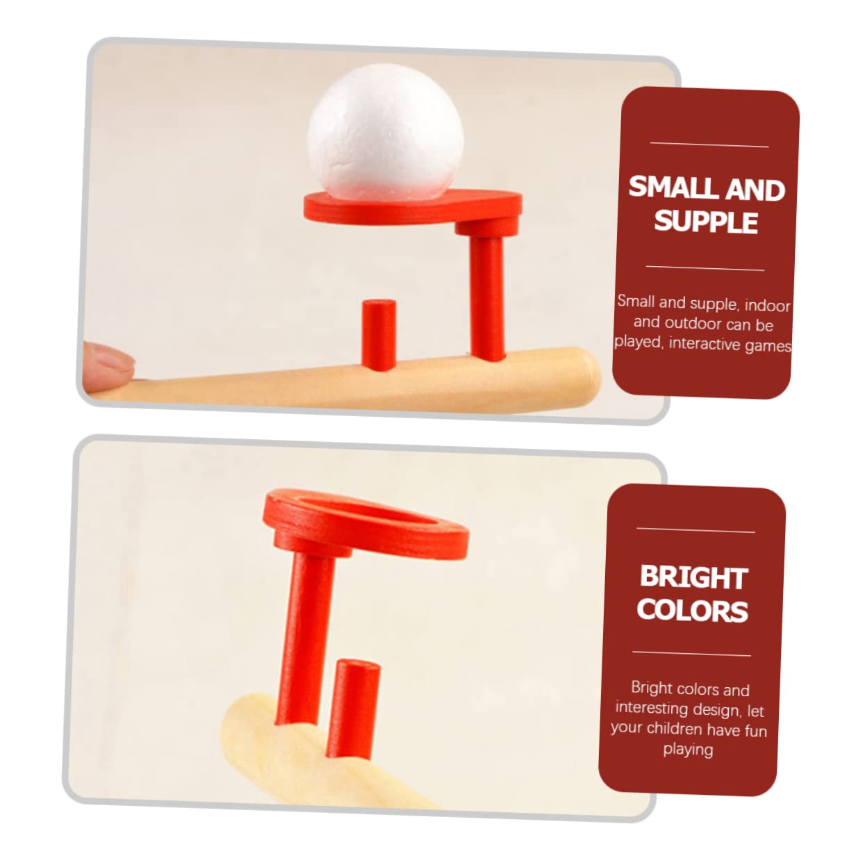 12-tlg. Puste Ball Spiel Set | Schwimmendes Blasrohr | Mehrfarbig