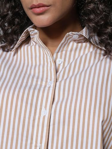 Image of HIGH Star Women's Cotton Boxy Fit HSWSHW23508 S2 Shirts