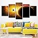 Produktbild Hd Printed Cosmos Galaxy Malerei auf Leinwand - Raum - Dekoration - Druck - Plakat Bild Leinwand 5p2161 keinen   Rahmen XXL: 16X24-2P   16X32-2P 16X40-1P   Zoll