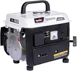 GERADOR TOYAMA GASOLINA TG950TH 2 TEMPOS MONOFASICO 220V 850W PARTIDA MANUAL COM CARREGADOR DE BATERIA